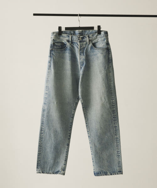 A PRESSE　Washed Denim Pants