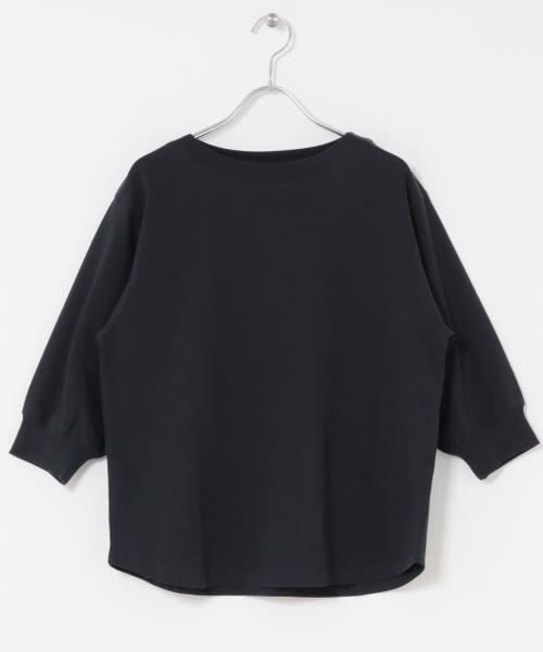 FORK&SPOON　ハイツイストコットンギャザースリーブTシャツ
