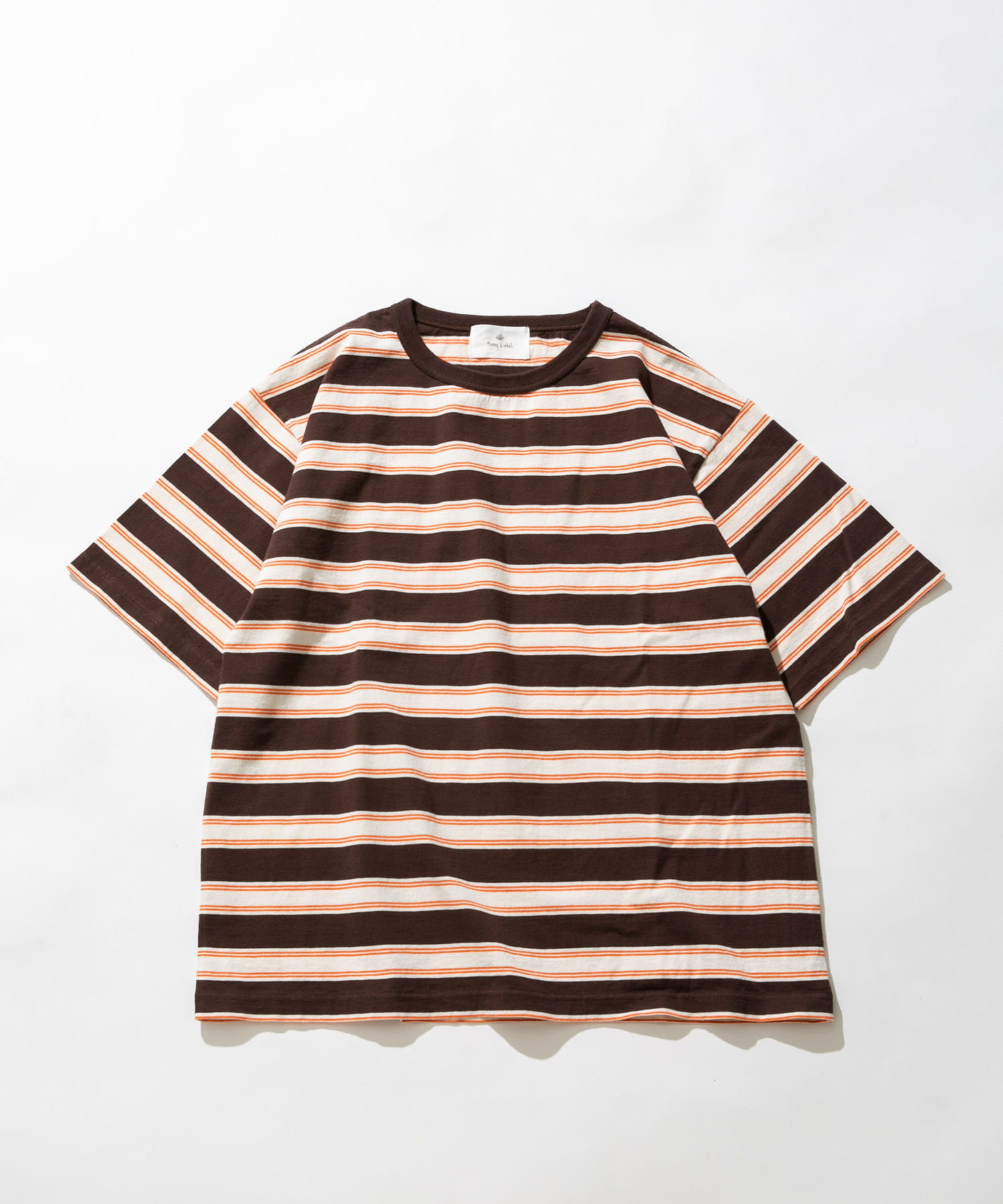 レトロボーダーハーフスリーブTシャツ[LAA5-11C003]｜URBAN