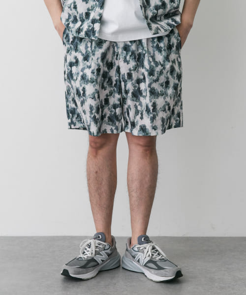 Snow Peak Apparel　Printed Quick Dry Shorts