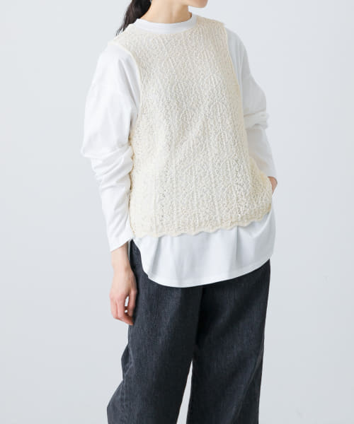 enrica　JAPANESE PAPER RACE VEST