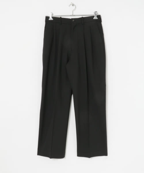 MARKAWARE　DOUBLE PLEATED TROUSERS