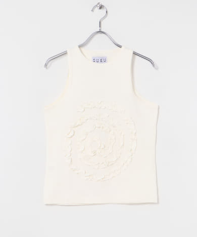 SUKU HOME　FRILL SWIRL TANK