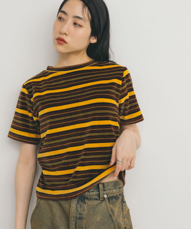 Champion　SHORT SLEEVE BORDER TEE