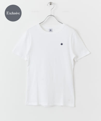 『別注』PETIT BATEAU×DOORS　embroideryt-shirts