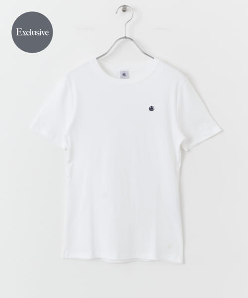 『別注』PETIT BATEAU×DOORS　embroideryt-shirts