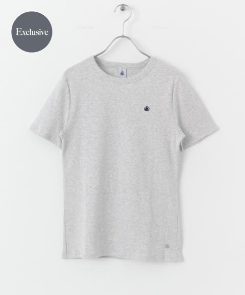 『別注』PETIT BATEAU×DOORS　embroideryt-shirts