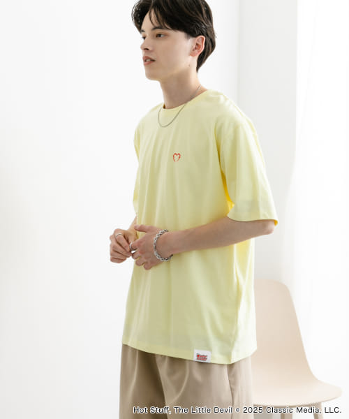 『別注』HOT STUFF×SENSE OF PLACE　 プリントTシャツ A