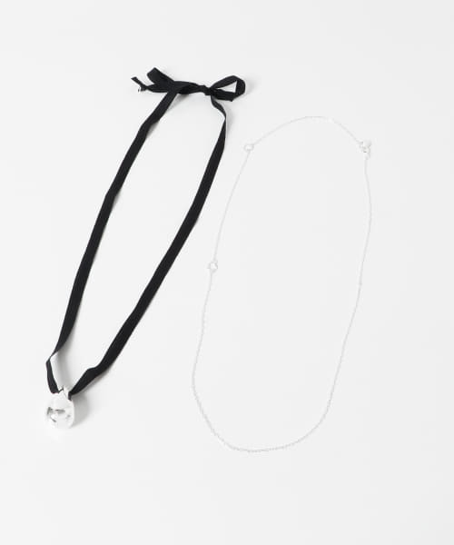 in mood　BIG DROP/2P necklace