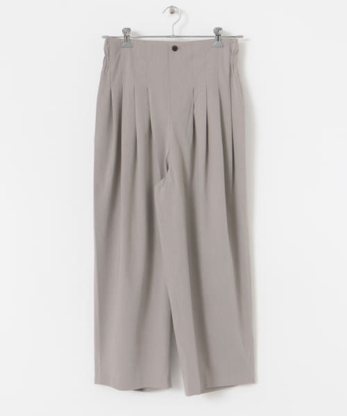 mizuiro ind　high waist tuck pants