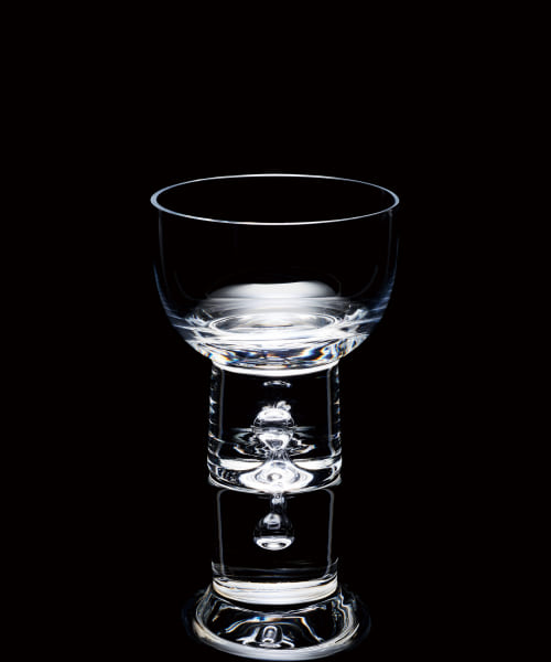 廣田硝子　泡入り杯　化粧箱入り
