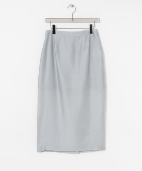 AMOMENTO　SILKY MIDI SKIRT