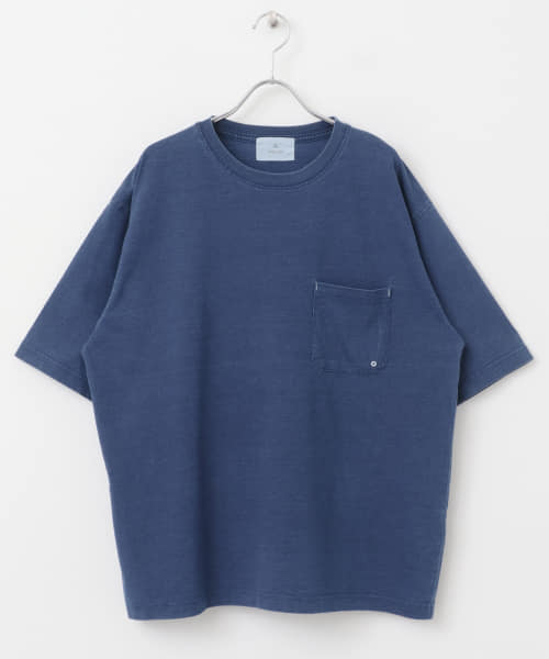 インディゴショートスリーブTシャツ