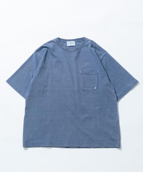 インディゴショートスリーブTシャツ