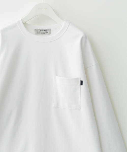 ポンチポケット付ロングスリーブTシャツ
