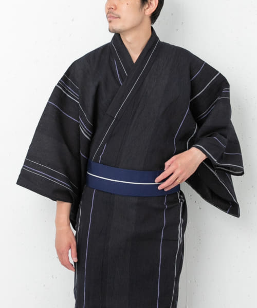 紳士ゆかた 綿麻