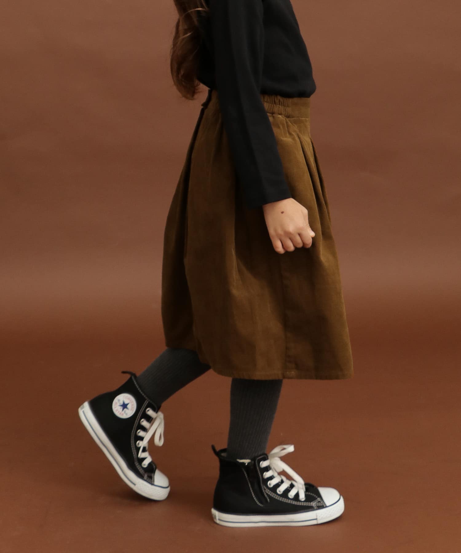 FORK&SPOON コーデュロイスカート(KIDS)∴[DF97-35V540]｜URBAN
