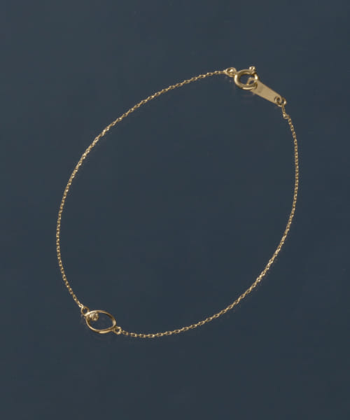 Favorible　diamond drop bracelet