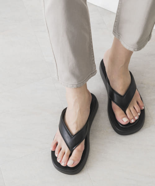 [URBAN RESEARCH][厚底トングサンダル]