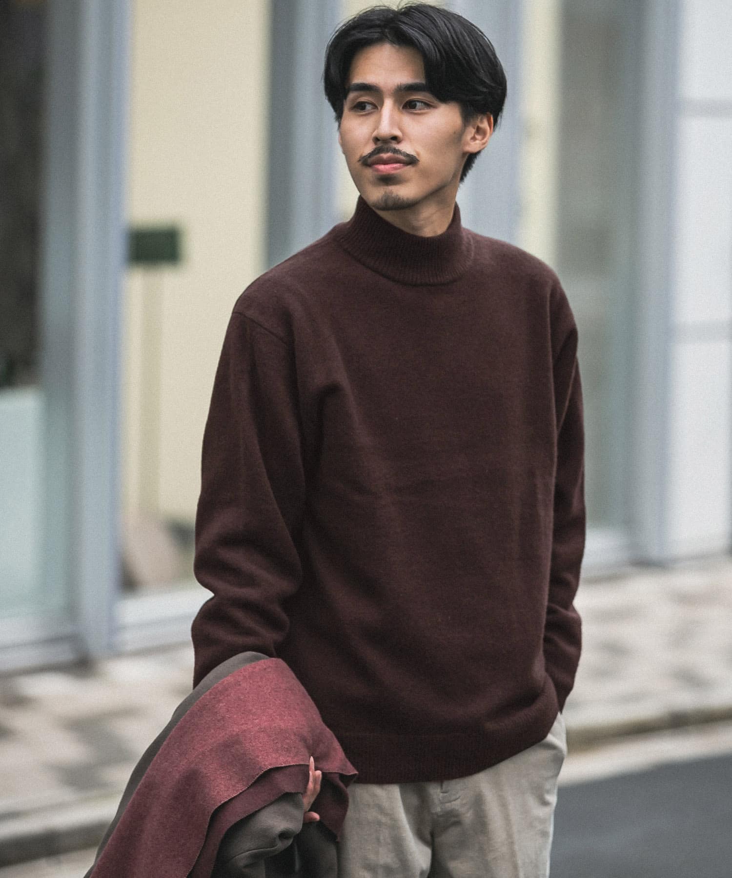 ビームスボーイ モヘアカーディガン ニット