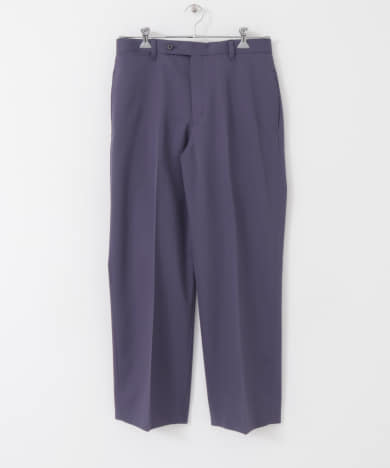 SALE】semoh（セモー）｜Printed Stripe Pin Tuck Easy Trousers