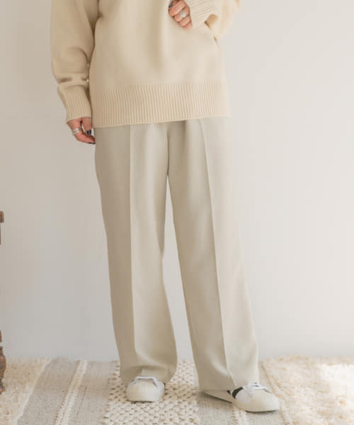 [ITEMS][チェックイージーワイドパンツ]