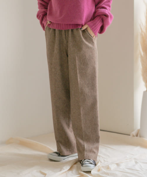[ITEMS][チェックイージーワイドパンツ]