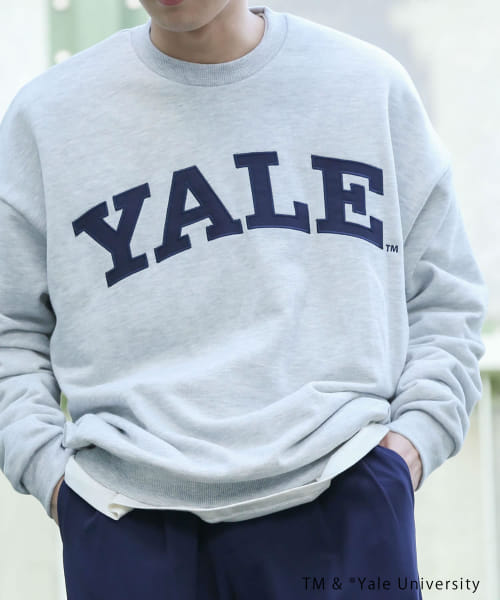 『別注』YALE×SENSEOFPLACE カレッジロゴスウェット