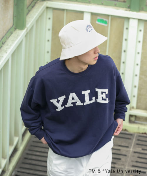 『別注』YALE×SENSEOFPLACE カレッジロゴスウェット