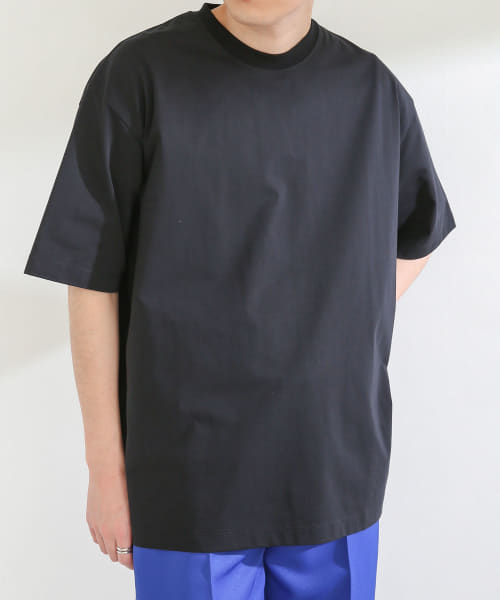 スムースシルケットTシャツ(5分袖)