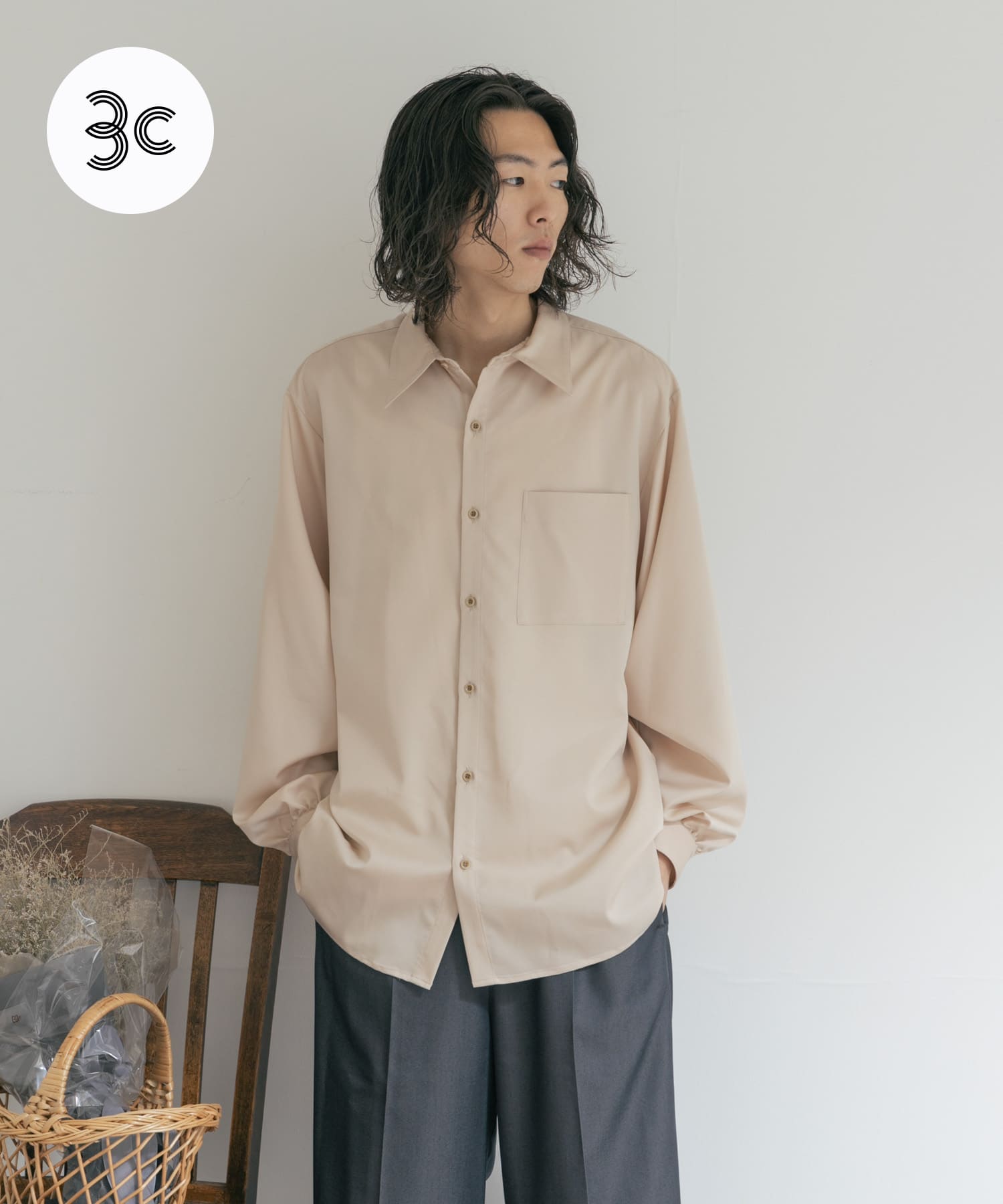 別注』MIDIUMISOLID×TGM Big armhole shirts[MDUM6036-TGM25]｜URBAN