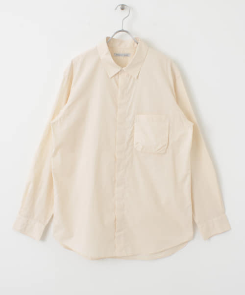 WORK NOT WORK　100/2  Fly Front Shirts