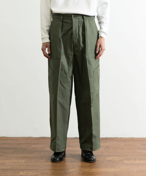 [URBAN RESEARCH][『ユニセックス』バックサテンUTILITY TROUSERS by SHIOTA]