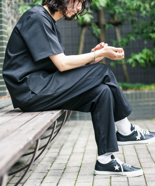 『吸水速乾』『セットアップ対応』クイックドライアンクルパンツ