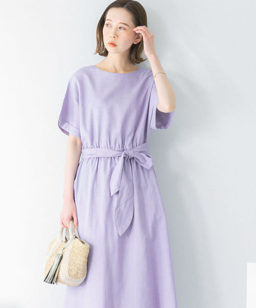 [ROSSO][『UR GREEN』2WAYウエストマークワンピース]