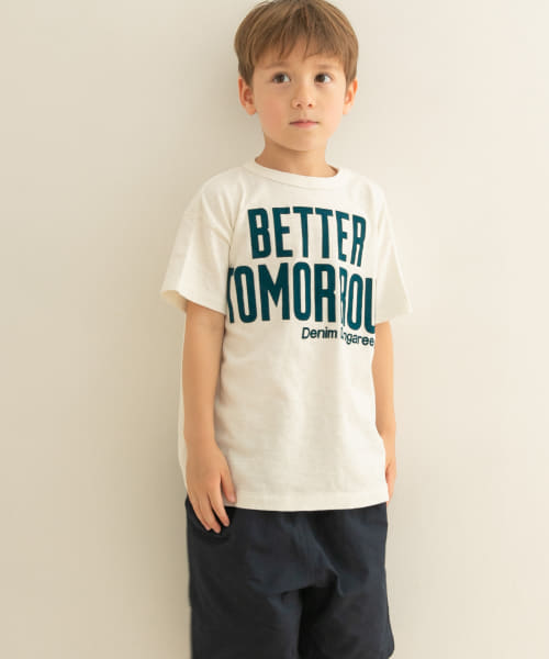 『WEB限定』DENIM DUNGAREE　テンジク TOMORROW T-SHIRTS(KIDS)