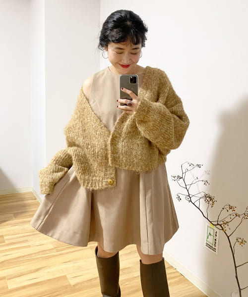 Couleur Meler imoko　テントラインワンピース