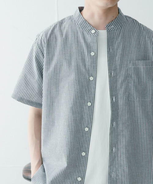 『UR TECH Smart Linen Touch』ハイパフォーマンスリネン バンドカラーシャツ