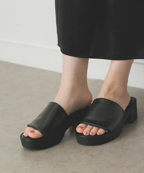 [RODE SKO][『MADE IN JAPAN』厚底ストレッチサンダル]