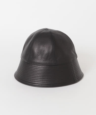 KIJIMA TAKAYUKI COW LEATHER SAILOR HAT[222812-DM27]｜URBAN