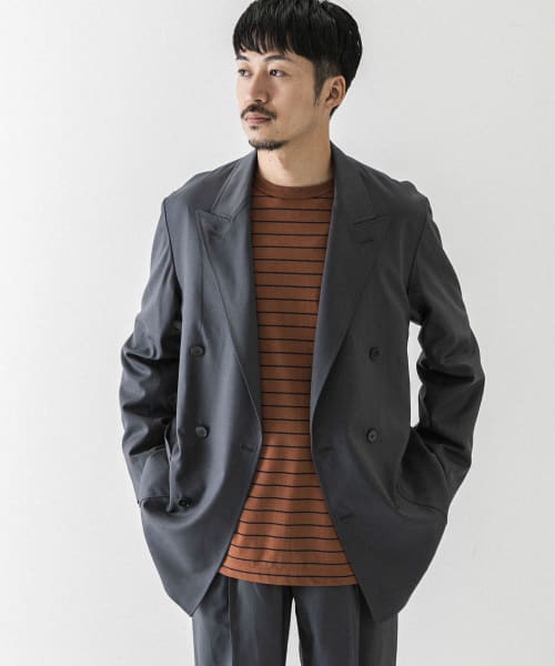 WASHABLEウールダブルジャケット