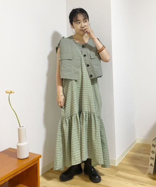 Couleur Meler imoko　スクエアショートベスト