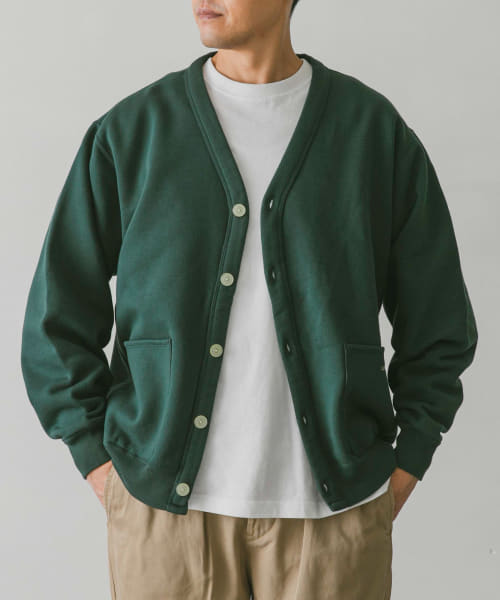 GYMPHLEX　V-NECK SWEAT CARDIGAN