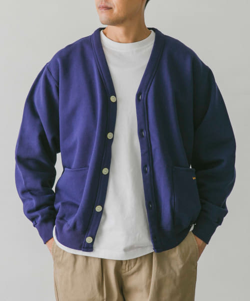 GYMPHLEX　V-NECK SWEAT CARDIGAN