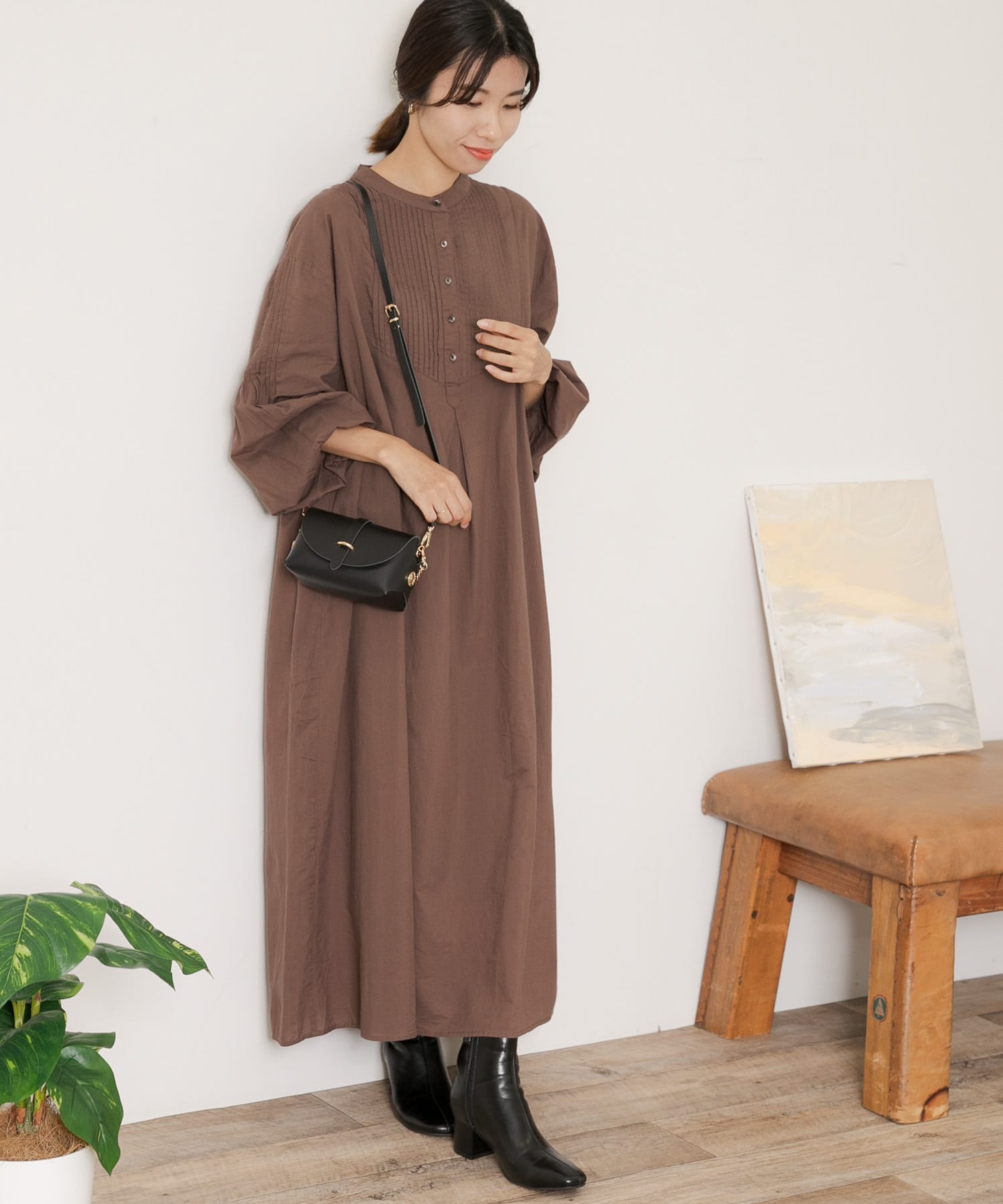コットンタックドレスシャツワンピース[LA26-26R604]｜URBAN RESEARCH公式ファッション通販