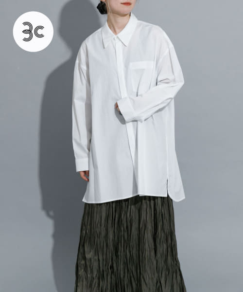 『別注』MIDIUMISOLID×TGM　Organic cotton long-sleeve sh