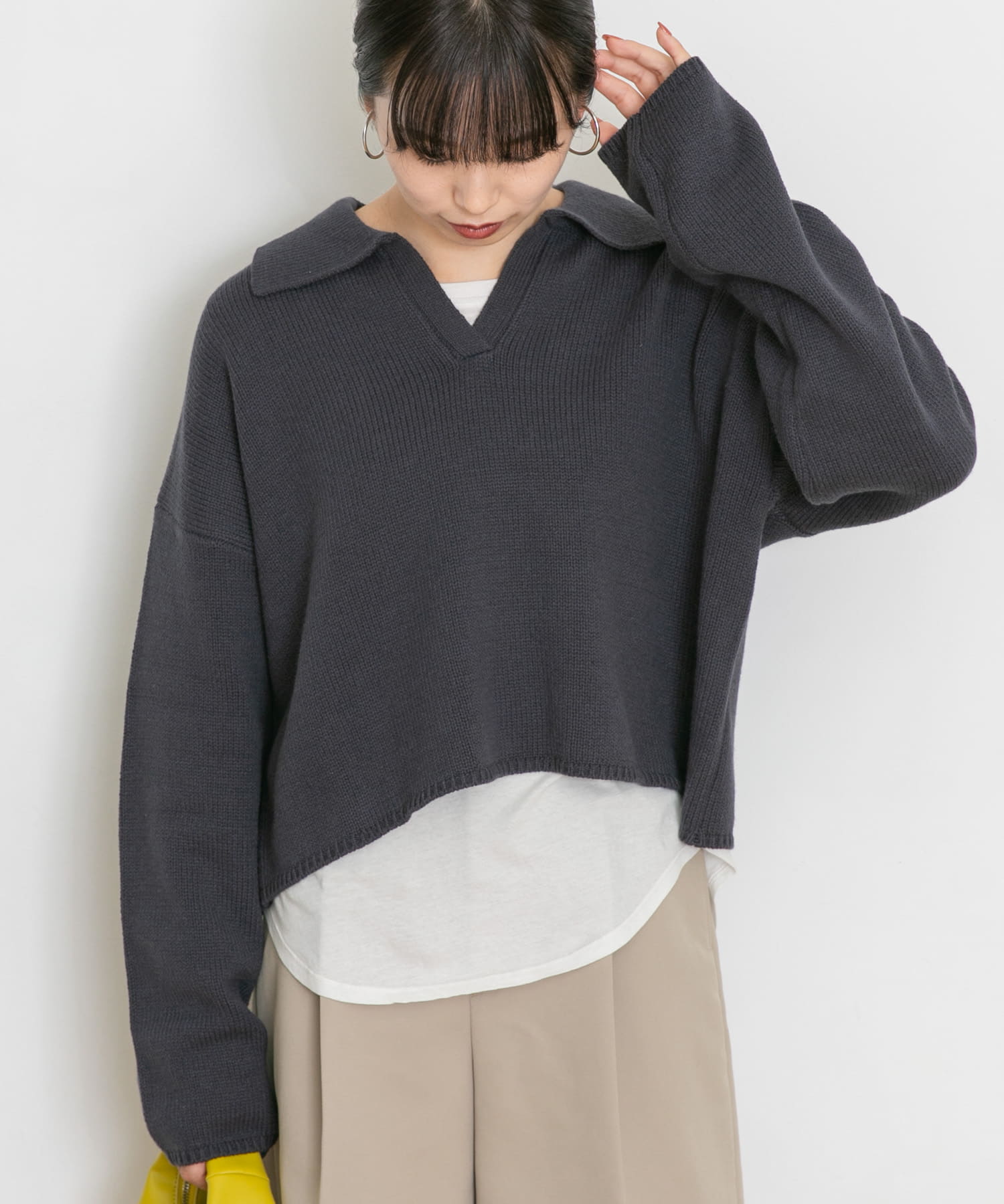 【現金特価】 衿付きスキッパーニット[NL27-22H029]｜URBAN RESEARCH公式 トップス