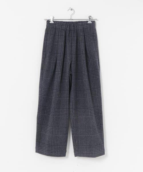 SUMARI　GlenCheckWoolEasyBaggy
