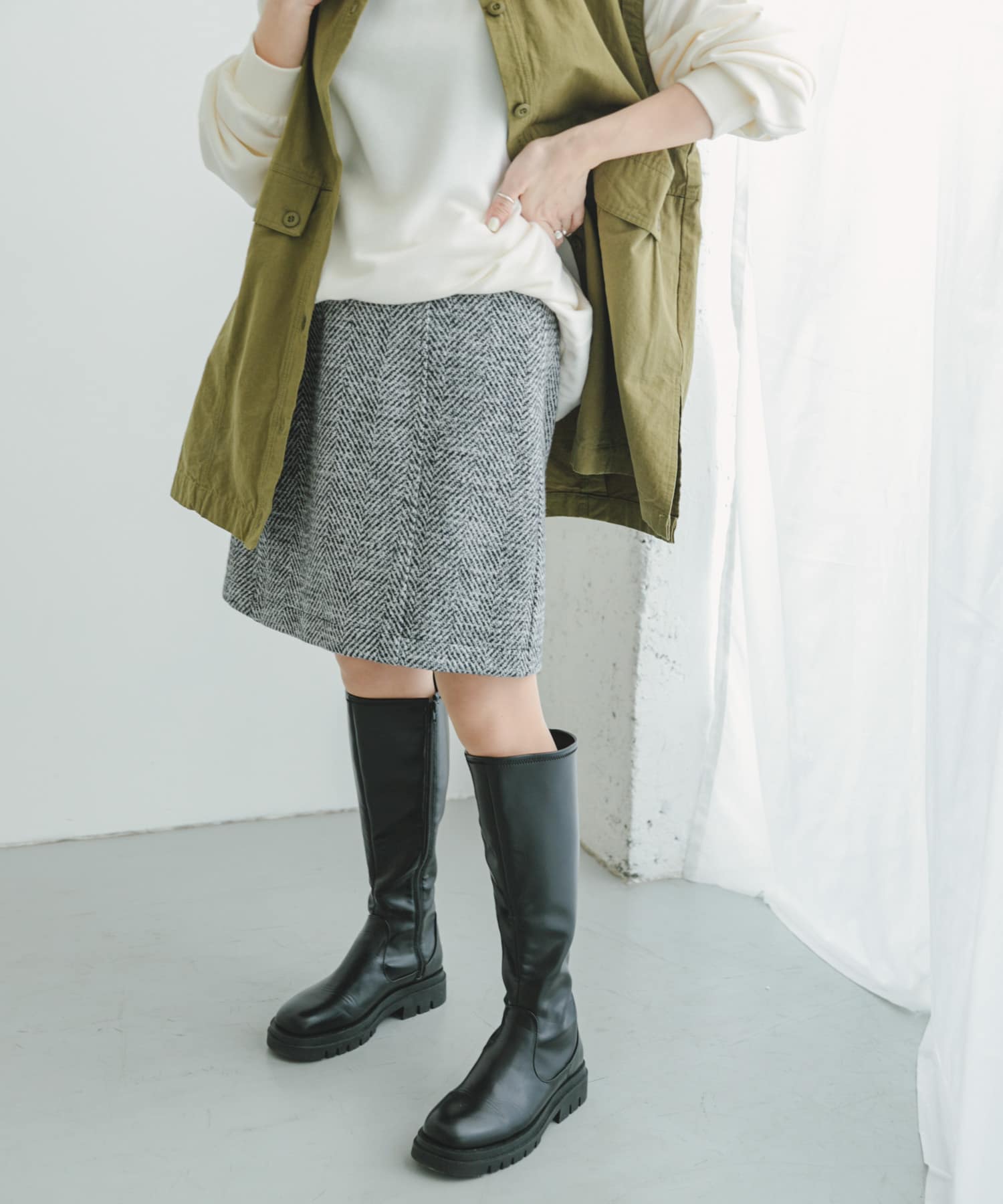 ヘリンボーンミニスカート[IT34-25A002]｜URBAN RESEARCH公式