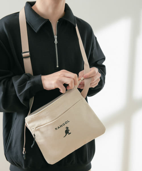 KANGOL　KANGOL キャンバスショルダーバッグ